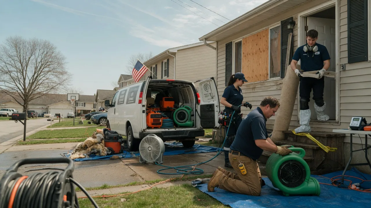 Water Damage Restoration in Rushville, IL near me